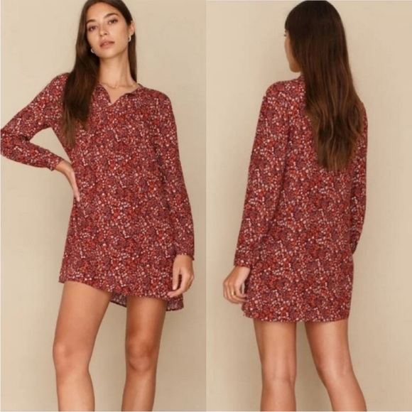 Reformation Jeans Cotswold Minidress Red Size Small - Picture 1 of 6